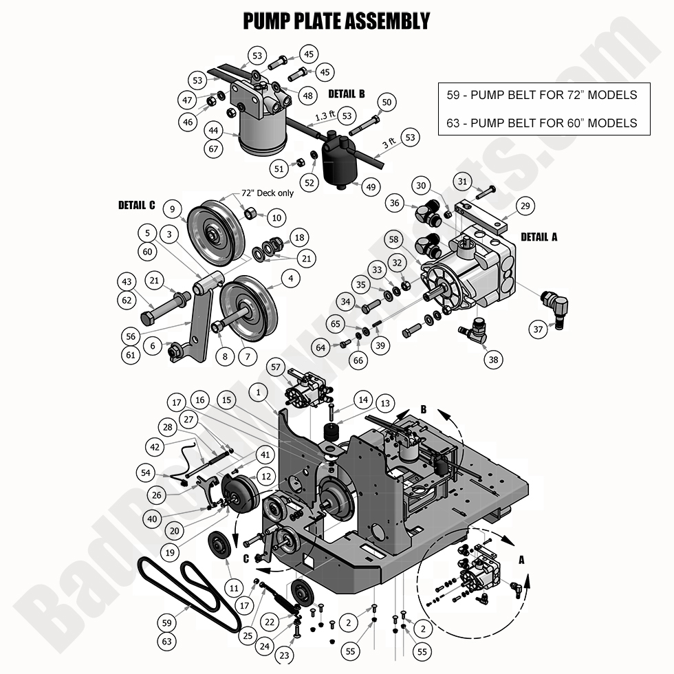 2019 Diesel - 1500cc Pump Plate Assembly